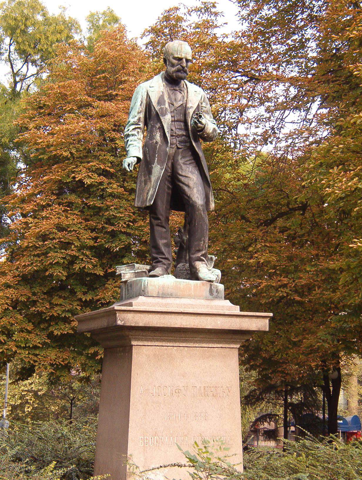 Imagem de referência relacionada a Josif Pančić, item descrito como botânico sérvio (1814-1888)