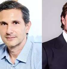 Frederic Kachar, ex-diretor-geral de Mídia Impressa e Rádio do Grupo Globo, e Daniel Vorcaro, ex-banqueiro dono do Master Foto: