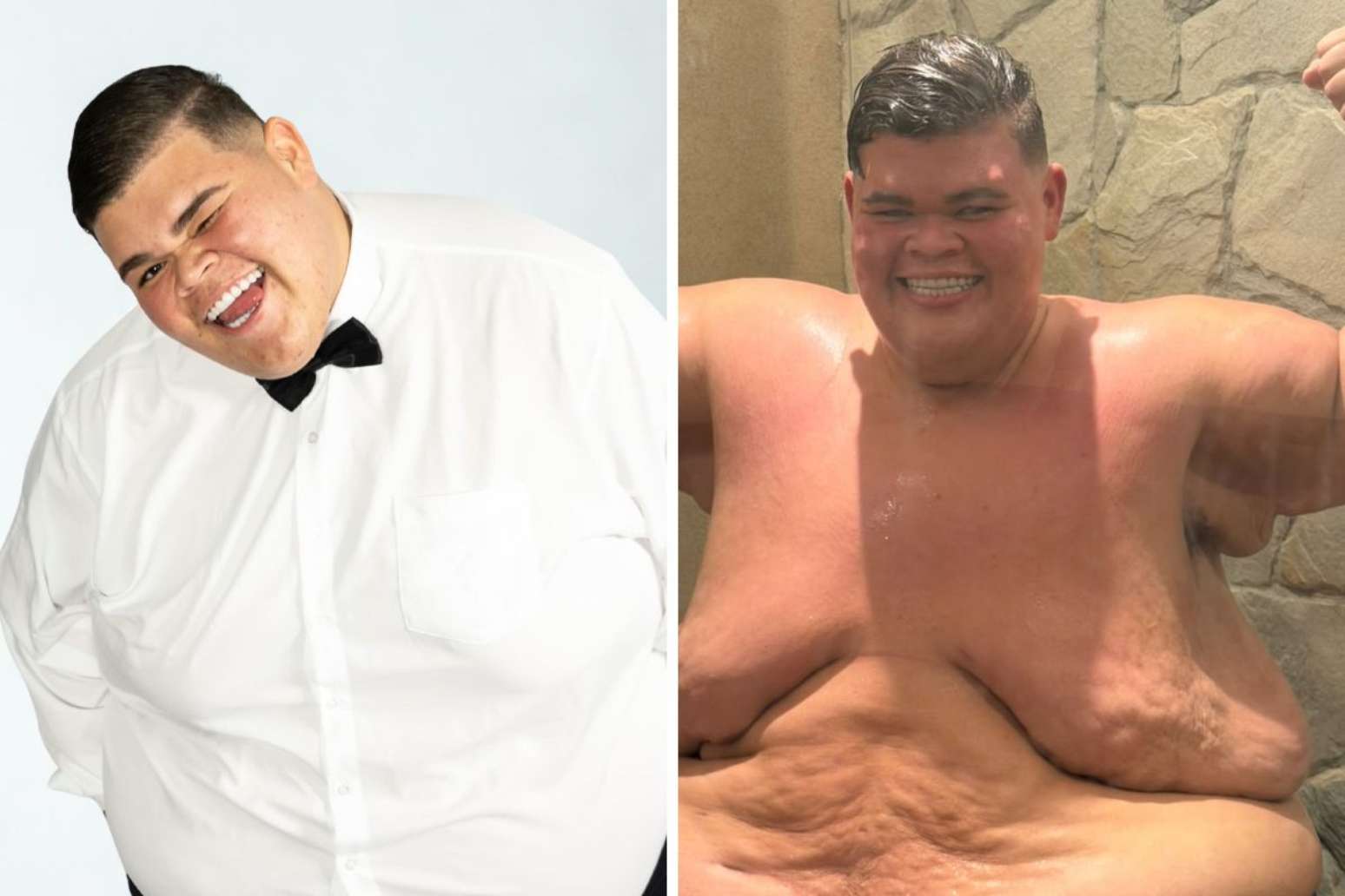 Gord&atilde;o da Xj posa para ensaio fotogr&aacute;fico | Gord&atilde;o da Xj posando de cueca em sauna