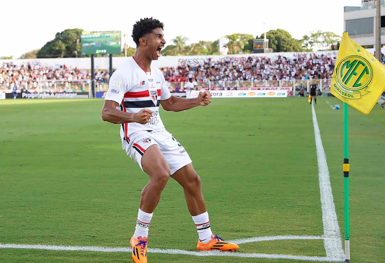 São Paulo sobrevive a primeiro tempo vibrante do Mirassol e busca empate fora de casa