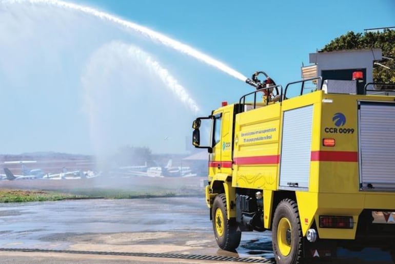 Projeto que moderniza caminhões de combate a incêndio em aeroportos leva reconhecimento internacional à Asur Brasil