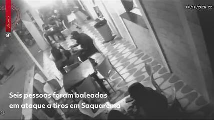 Ataque a tiros em Saquarema deixa um morto e cinco feridos.