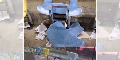 Torcedores do Vasco vandalizaram o Maracan&atilde; ap&oacute;s a elimina&ccedil;&atilde;o na Sul-Americana - Foto: Reprodu&ccedil;&atilde;o / Jogada10