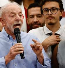 Lula discursou para apoiadores nesta quarta-feira, 7. Foto: Wilton Junior/Estadão / Estadão