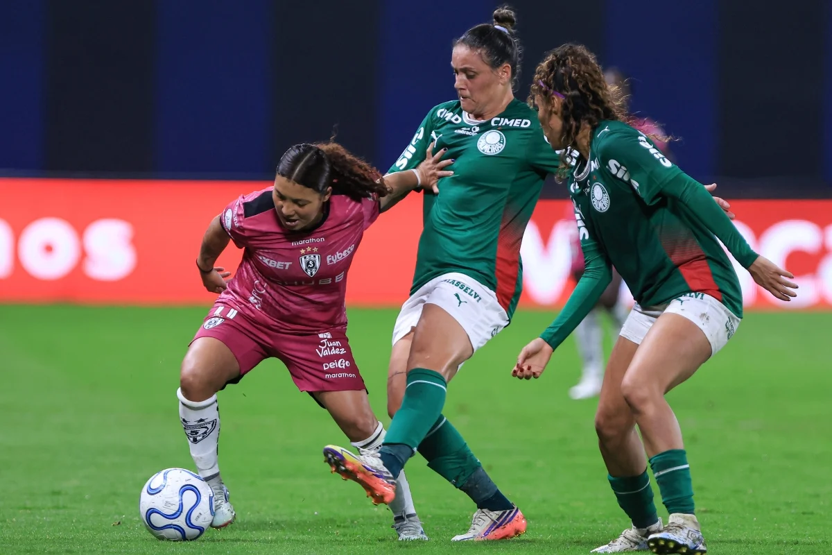 Palmeiras e Del Valle se enfrentaram pela Copa Libertadores Feminina