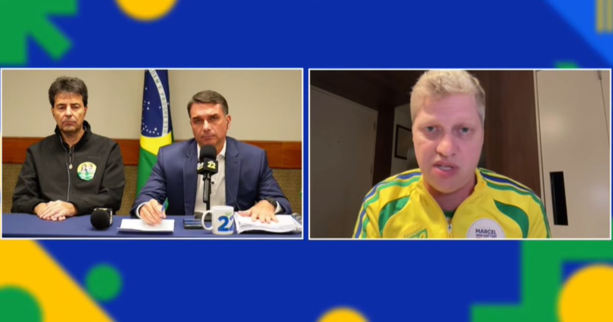 Flávio disse que Lula será 'expulso da Presidência' no domingo e faz campanha por voto útil