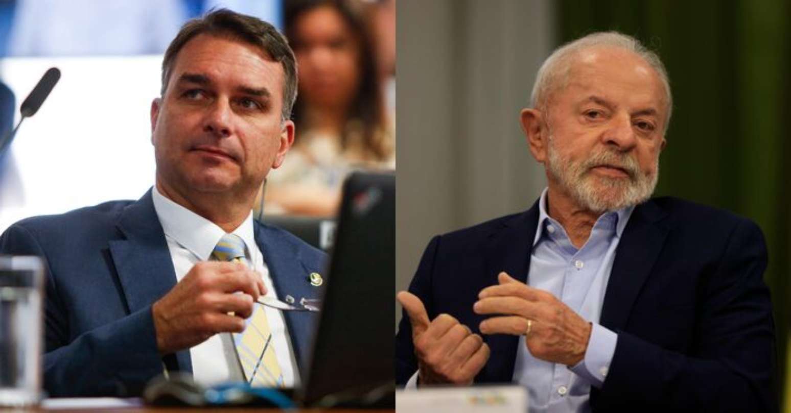 Combo Pesquisa Flavio Bolsonaro / Luis Inacio Lula da Silva
