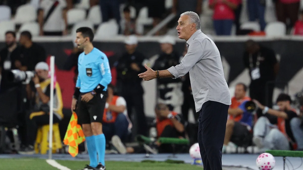 Tite analisa derrota do Botafogo e aponta falta de calma nas conclusões