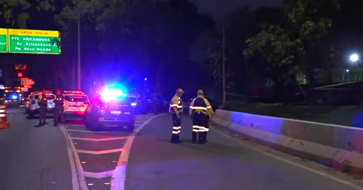 Corpo esquartejado de mulher é encontrado na Marginal Tietê após suspeito ser morto a tiros pela PM