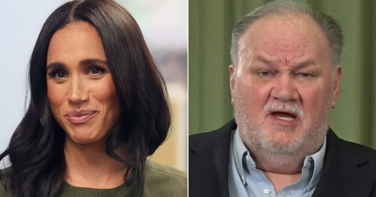 Meghan está ‘profundamente angustiada’ com as alegações de abuso sexual infantil envolvendo imagens do pai