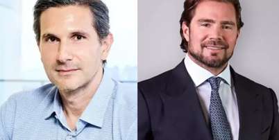 Frederic Kachar, ex-diretor-geral de Mídia Impressa e Rádio do Grupo Globo, e Daniel Vorcaro, ex-banqueiro dono do Master Foto: